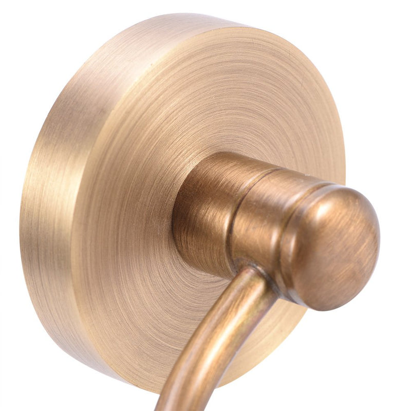 [Australia] - Hair Dryer Holder Antique Wall Mount Solid Brass Blow Dryer Holder Storage Rack Bathroom Organizer Shelf Stand for Washroom Barbershop 