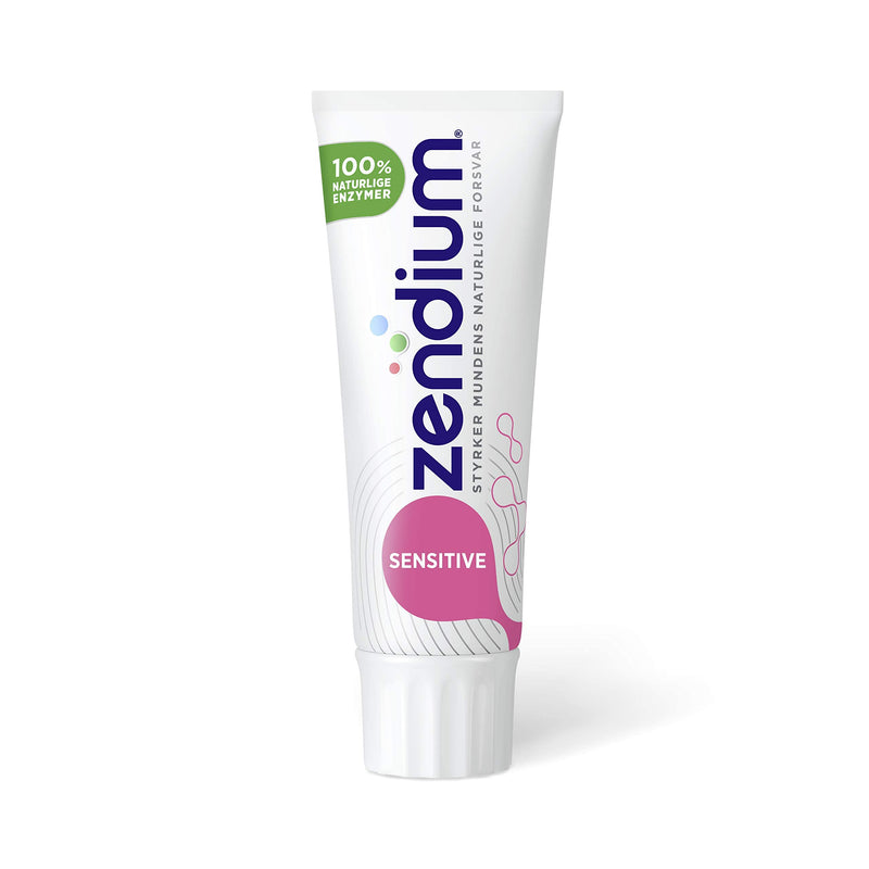 [Australia] - Zendium Sensitive Toothpaste 75ml - contains natural antibacterial enzymes and proteins - natural protection - suitable for sensitive teeth - SLS free, Triclosan free, 75 ml (Pack of 1) 