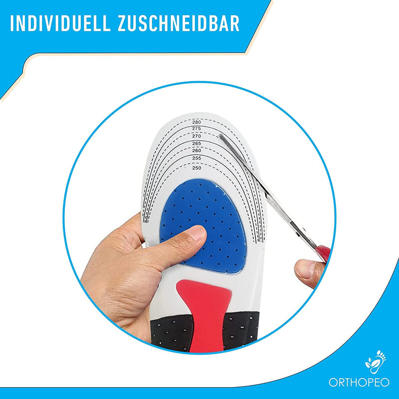 [Australia] - ORTHOPEO© Orthopaedic Insoles I Optimal Cushioning & Maximum Support I Universal Size Ladies I 1 Pair 