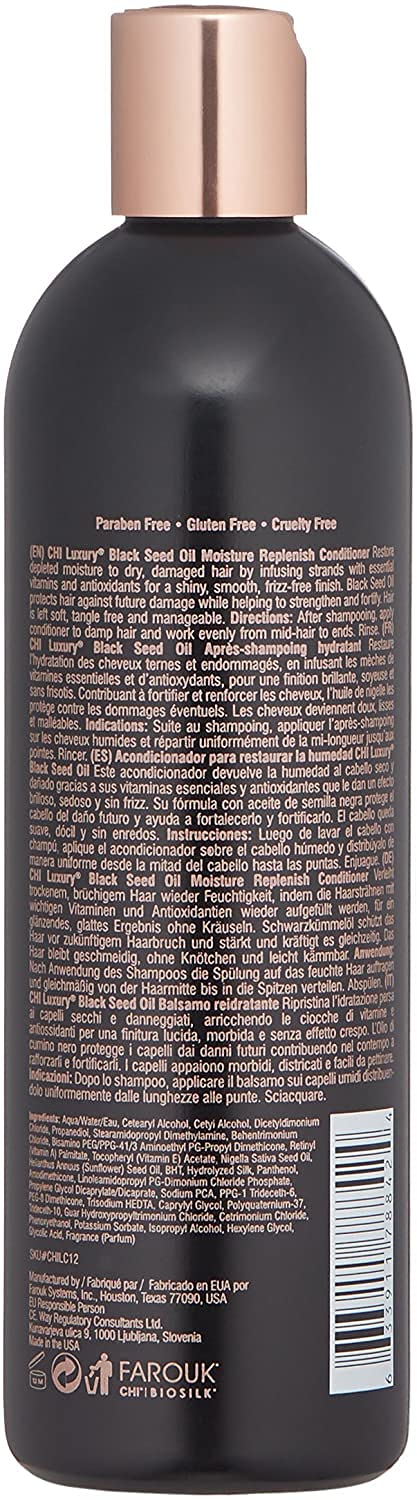 [Australia] - CHI Luxury Black Seed Oil, Moisture Replenish Conditioner, 355 ml 