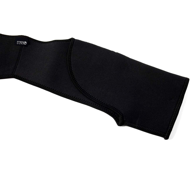 [Australia] - KING OF FLASH Double Shoulder Support Neoprene Wrap Protector Unisex Men Ladies Injury Protect Sprains, Dislocation of Shoulder Joint (Large) Large 