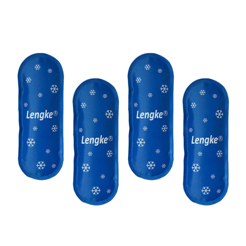 [Australia] - Exceart 4PCS Gel Cold Pack Gel Ice Bag Reusable Care Ice Bag Storage Cooler Carrier for Outdoor Travel Insulin Supplies(Blue) 