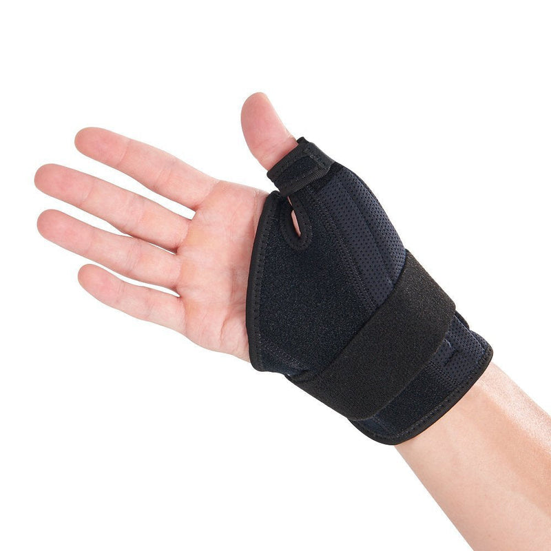 [Australia] - Bracoo Thumb Spica Stabilizer, Wrist Brace for Arthritis, de Quervain's, Sprained Pain Relief - Fit Right & Left Hand, Black, TP32, 1 Count 