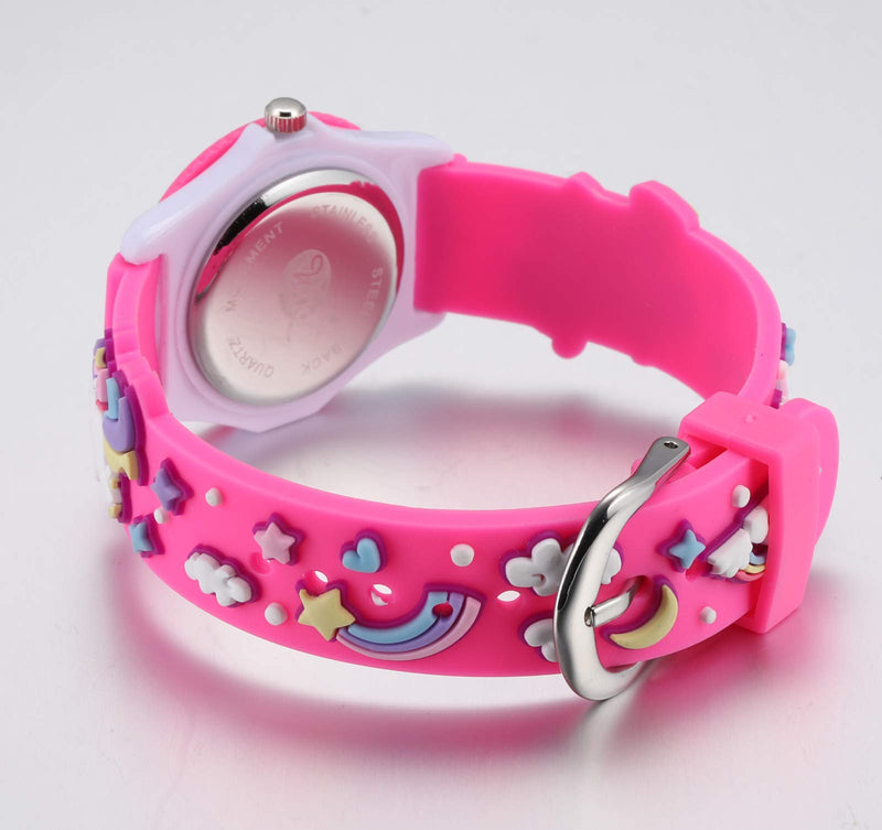 [Australia] - Jewtme Kids Time Teacher Watches 3D Cute Horse Cartoon Children Toddler Wrist Watches for Ages 3-10 Boys Girls Little Child Unicorn ... 