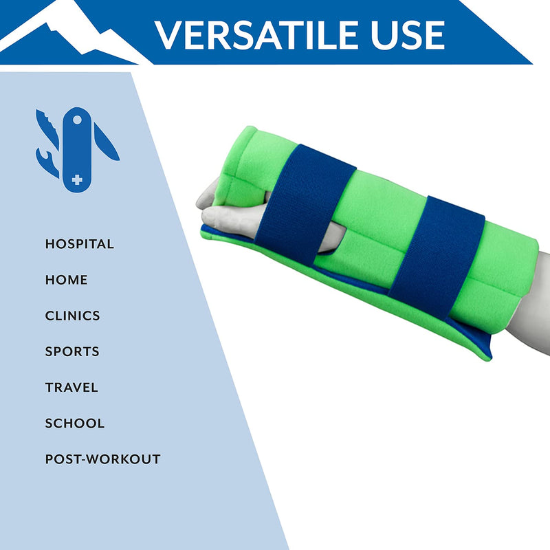 [Australia] - Polar Ice Wrist/Elbow Wrap, Universal Size – Delivers Cryotherapy with Compression – Conforms to The Wrist or Elbow – Use Post-Surgery, During Rehab, or After Physical Activity – Made in The USA 