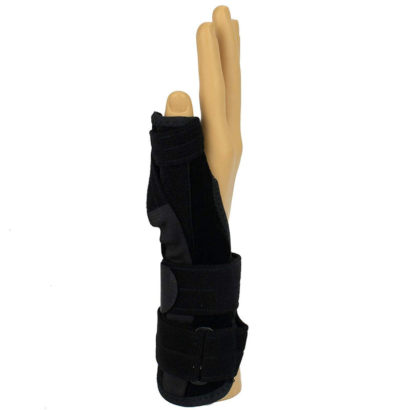 [Australia] - Rolyan Universal Thumb Spica Splint, Wrist Brace and Thumb Support, Thumb Immobilizer Adjusts to Fit Any Patients, Forearm Brace Fits Both Left and Right Wrists with Adjustable Straps 