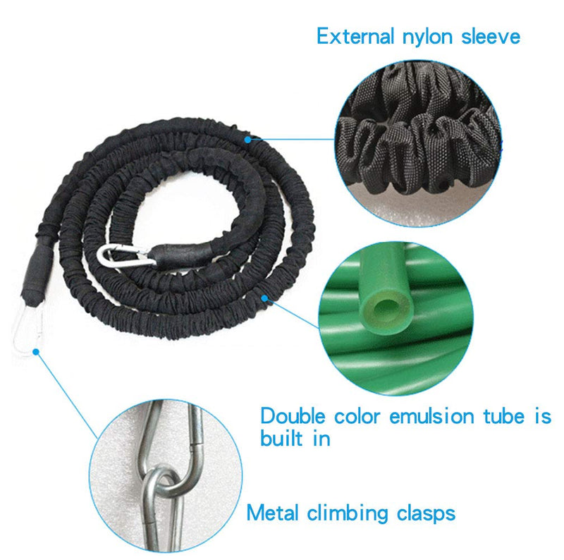 [Australia] - YNXing Resistance Training Rope Explosive Force Bounce Physical Training Resistance Rope Improving Speed, Stamina and Strength 3m Elastic rope 