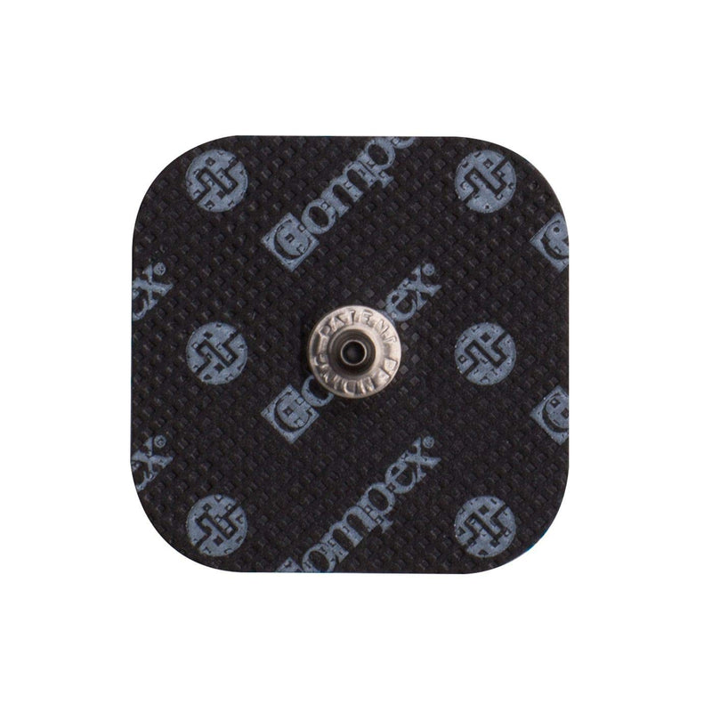 [Australia] - Compex Easy Snap Electrodes 2in x 2in for Edge, Performance, Sport Elite, Wireless Muscle Stimulators, 4 Count (Pack of 5) 4 Count (Pack of 5) 
