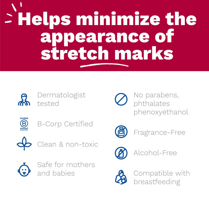 [Australia] - Mustela Maternity Stretch Marks Cream for Pregnancy - with 97% Natural Ingredients & Avocado Peptides - Fragrance Free - EWG Verified - 5.07 Fl Oz New Packaging 