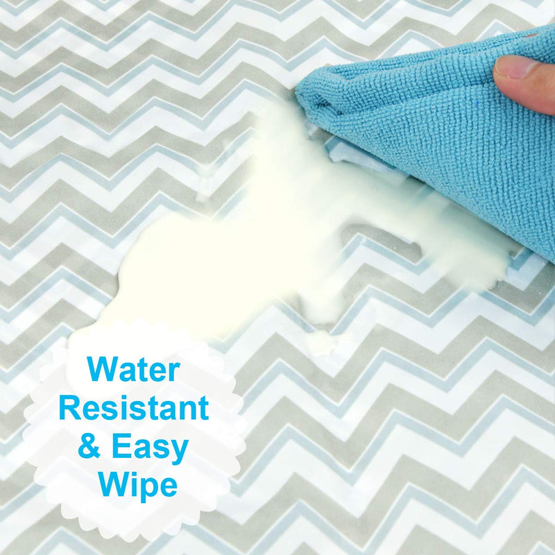 [Australia] - Vicloon Easy Cleaning Splash Mat, 52" Highchair Splash Mat, Baby Splat Floor Mat, Washable Spill Mat, Waterproof Messy Mat, Highchair Weaning Mat for Under High Chair/Arts/Crafts 1 Count (Pack of 1) 