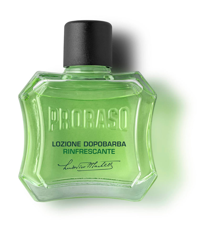 [Australia] - Proraso Aftershave Lotion Refreshing, 100ml, Men's Aftershave with Eucalyptus Oil & Menthol, Helps Restore Skin Comfort, Made In Italy 