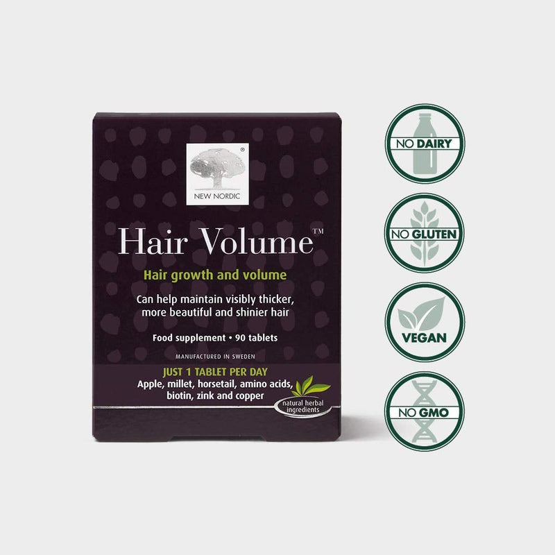 [Australia] - New Nordic Hair Volume 90 Tablets, 30 g NEWHAIFEL 