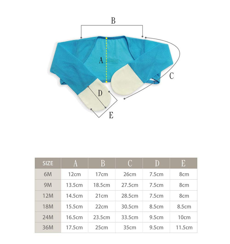 [Australia] - Edenswear Zinc-Infused Summer Mesh Mitten Sleeves for Kids with Eczema - Wet Wrap Therapy 36 Months Pink 