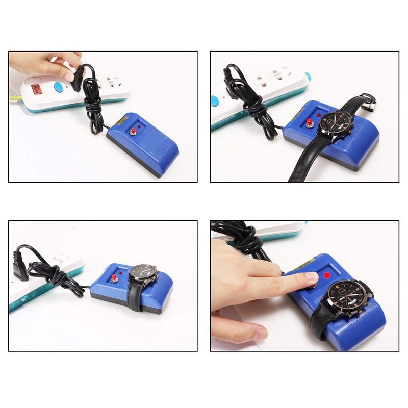 [Australia] - Professional Watch Demagnetizer US Plug 110V, Watch Repair Degaussing Tool Mechanical for Mechanical/Quartz Watch，Ideal Gift for Father's Day XCQ01 