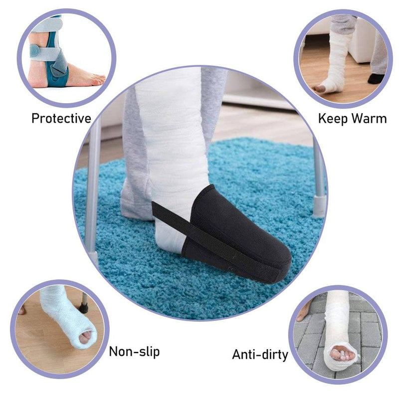 [Australia] - Cast Sock Toe Cover, Anti-Slip Cast Sock Cover for Men and Women, Protect Cast Walking Boot, and Orthosis Splints Braces Clean, Adjustable and One Size Fit Most 