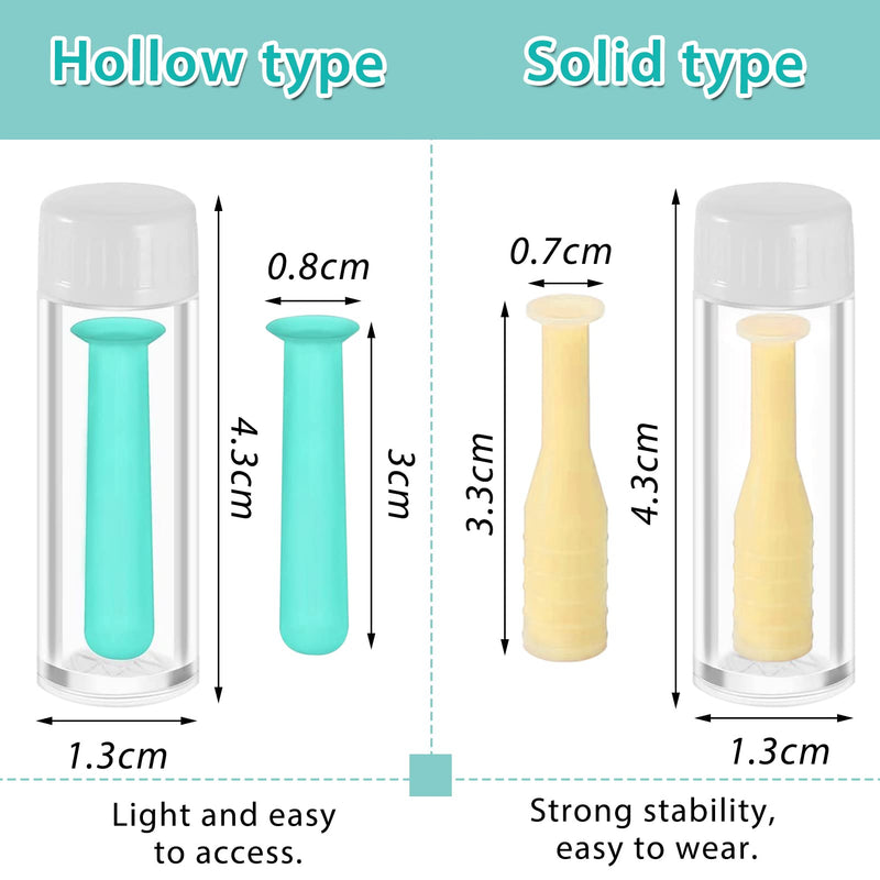 [Australia] - iTGOOS 4 Pieces Silicone Contact Lens Inserter, Daily Contact Remover Hard Lenses Remover Soft Contact Lens Remover, Portable Travel Lens Remover for Daily & Outdoor 
