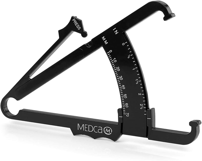 [Australia] - Body Fat Caliper and Measuring Tape for Body - Skin Fold Body Fat Analyzer and BMI Measurement Tool by MEDca 