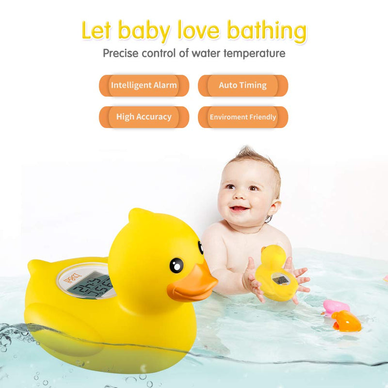 [Australia] - b&h Baby Thermometer, The Infant Baby Bath Floating Toy Safety Temperature Thermometer (Classic Duck) Classic Duck 