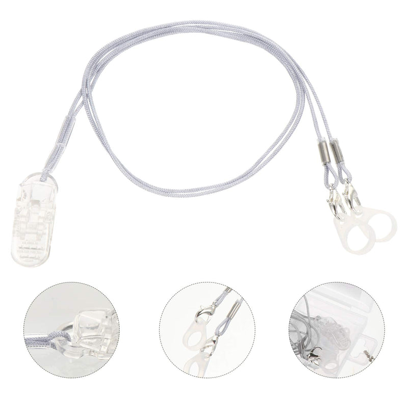 [Australia] - ULTECHNOVO 1 Set Hearing Aid Clip Cute Flower Anti Lost Lanyard BTE Protector Security Clip Ear Gear Strap for Children Elderly Adult 
