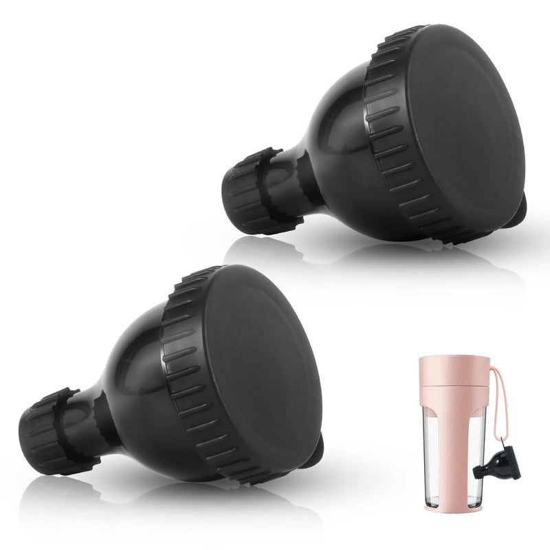 [Australia] - Aster 2Packs Small Protein Powder Funnel Workout Protein Powder Container Portable Supplement Funnels for Filling Bottles, Protein Powder Dispenser for Workout, Travel 