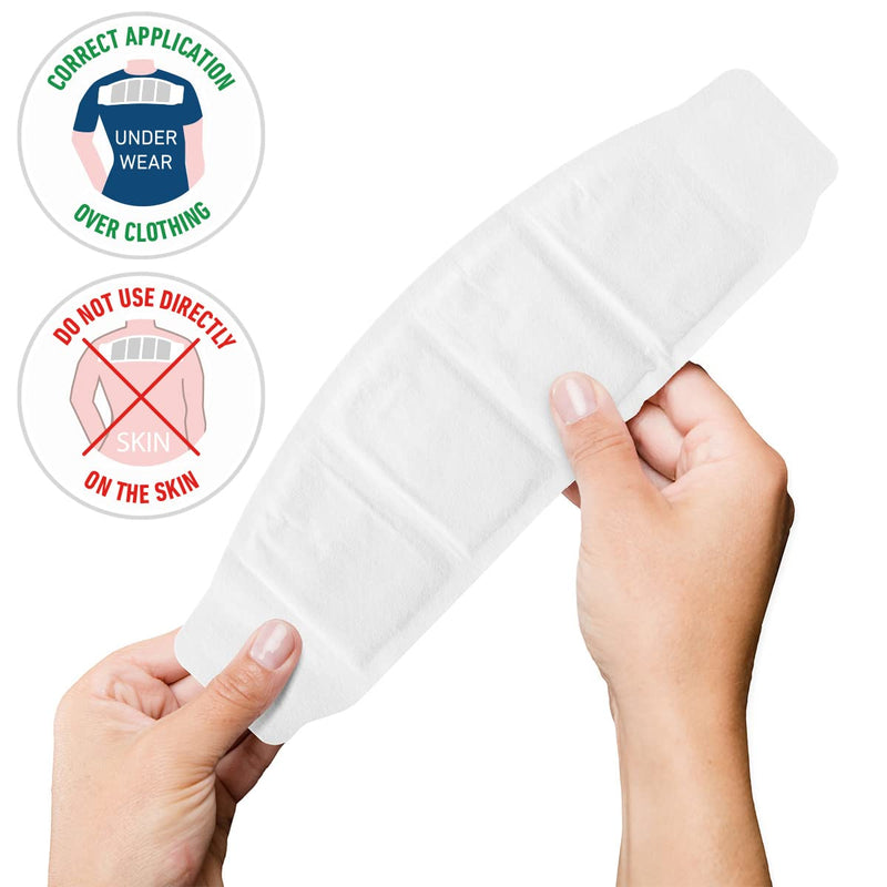 [Australia] - THE HEAT COMPANY Shoulderwarmer - 8 Pieces - EXTRA WARM - Adhesive - Neck Warmer - 8 Hours Pleasant Warmth - Instant Heat - Air Activated - Purely Natural 