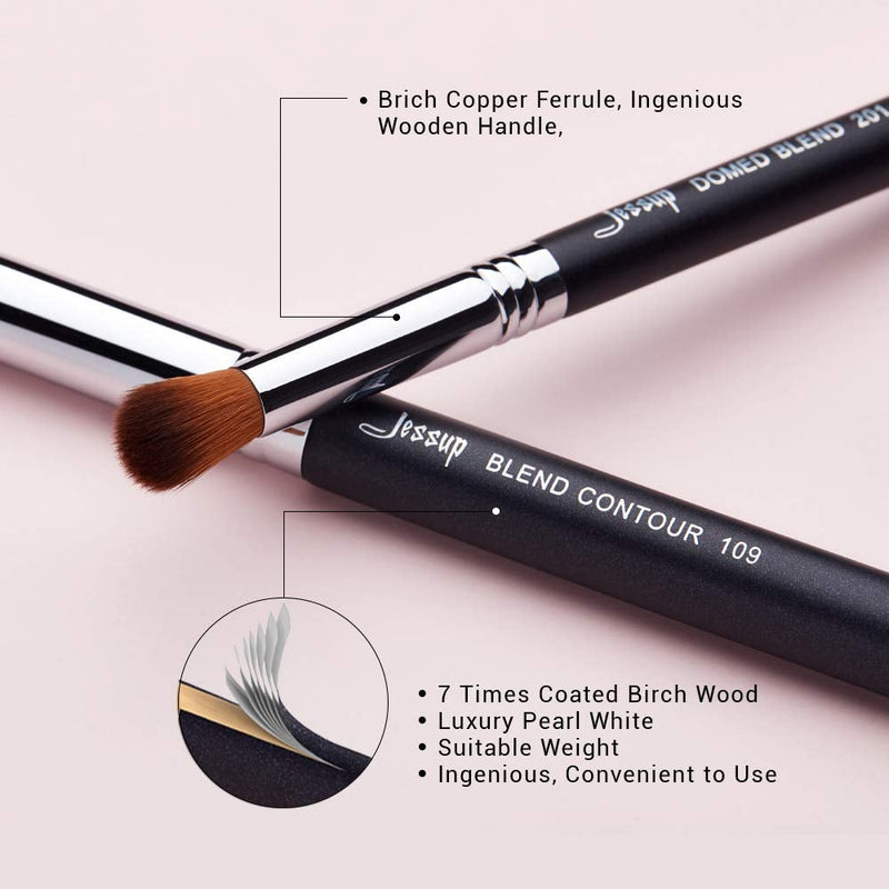 [Australia] - Jessup Brand 19pcs Professional Makeup Brush Set Beauty Eyeshadow Blend Shadow Eyeliner Smoked Eye Shader Eye Makeup Brush Set T131 