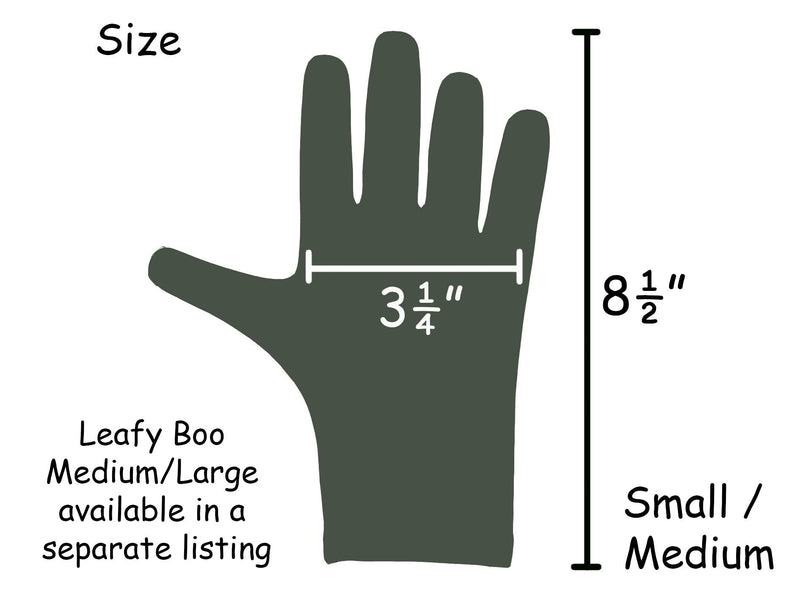 [Australia] - Bamboo Gloves for Eczema, Small/Medium, Eczema Gloves for Women and Men, Gloves for Dry Hands, Glove Liners for Sensitive Skin, Overnight Moisturizing Gloves, Skin Repair Gloves, 3 Pairs 