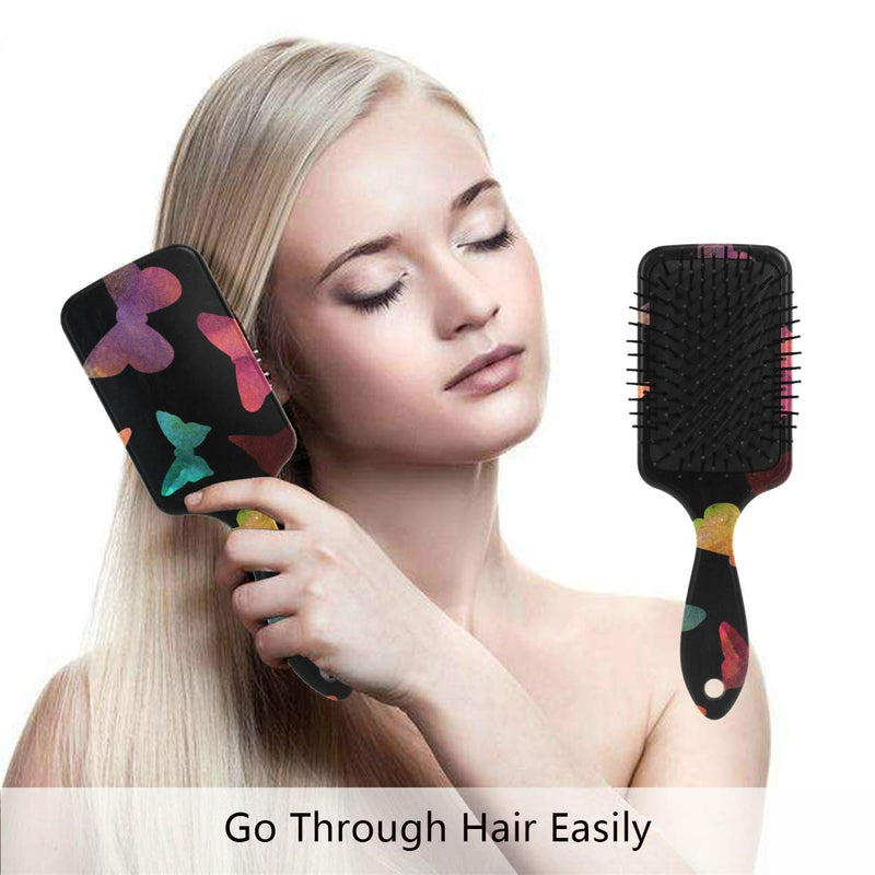 [Australia] - Hair Brush for Women Girls, Butterfly Hairbrush Air cushion comb for Long, Thick, Curly, Wavy, Dry or Damaged Hair, Reducing Hair Breakage and Frizzy, No More Tangle 