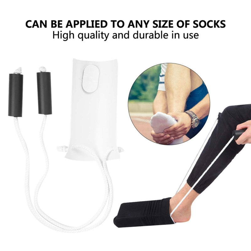 [Australia] - Sock Aid Wearing Socks Aid Pregnant Woman Elderly Sock Helper No Bend Down Stocking Slider Puller for Any Size of Socks 
