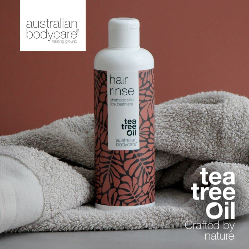 [Australia] - Australian Bodycare Hair Rinse 250ml - Shampoo After Treatment for lice | Tea Tree Oil Treatment Shampoo with 100% Pure Tea Tree Oil 250 ml (Pack of 1) 