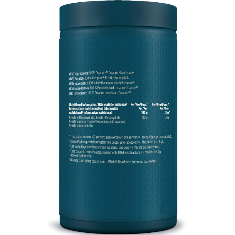 [Australia] - Kinetica 100% Creatine Monohydrate Powder, Gluten Free, Suitable for Vegans, 147 Servings, Unflavoured, 500g 