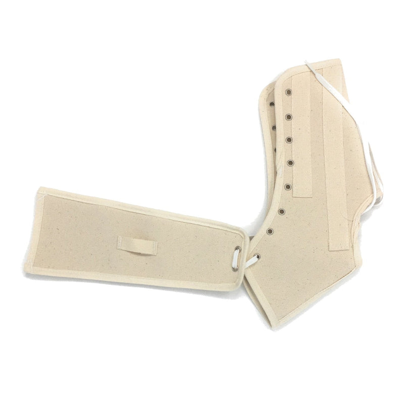 [Australia] - OTC Ankle Splint, Canvas Lace-Up, Rigid Metal Stays, Large 