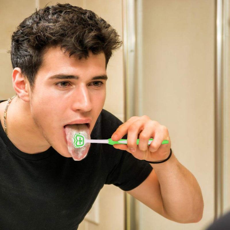 [Australia] - Tongue Brush, Tongue Scraper, Tongue Cleaner, Tongue Scraper Brush, Tongue Scraper Cleaner, Tongue Brushes, Helps Fight Bad Breath, 5 Tongue Scrapers, 5 Pack 