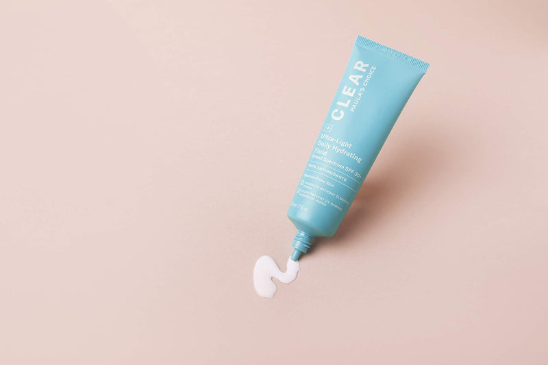 [Australia] - Paula's Choice Clear Light Hydrating Fluid SPF 30 - Non Greasy Mattifying Face Moisturiser - Fights Blemishes, Blackheads & Pores - with Vitamin E - Combination to Oily & Acne Prone Skin - 60 ml 
