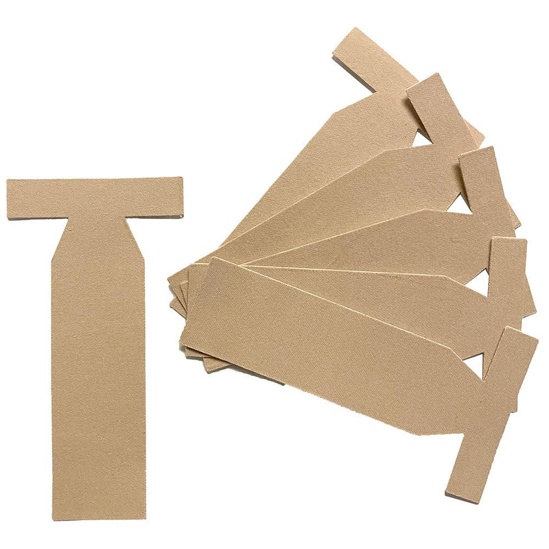 [Australia] - Aetna Foot Products TT-61 Adhesive Turf Toe Strap, 7 3/4 in. x 4 in, 100/Pack – Big Toe Brace & Straightener – 100% Cotton Moleskin for Support, Stability, & Comfort – Medical Grade Adhesive Backing 