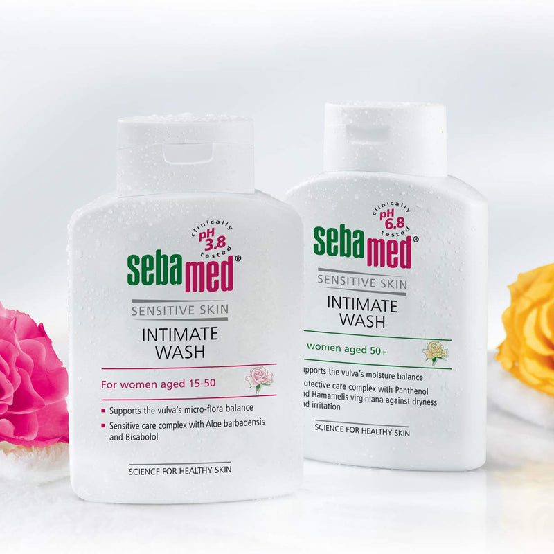 [Australia] - Sebamed Feminine Intimate Wash Menopause pH 6.8 Gentle Hydrating Vaginal Wash Feminine Hygiene Clinically Tested (200mL) 6.76 Fl Oz (Pack of 1) 