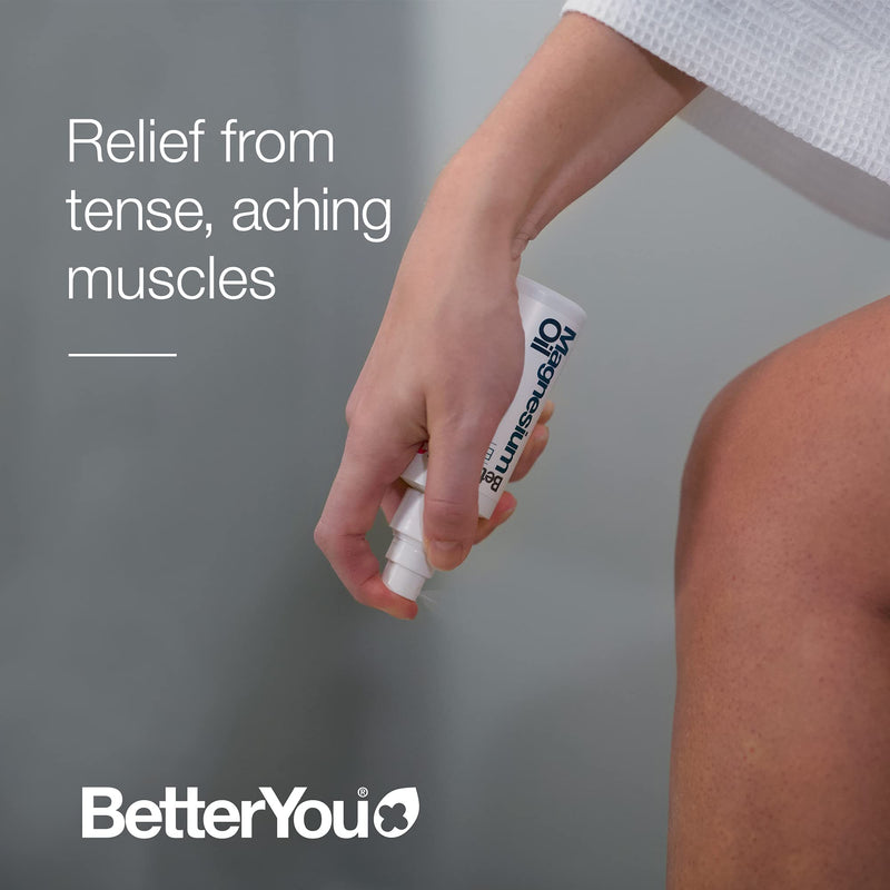 [Australia] - BetterYou Magnesium Oil Body Spray | Pure, Clean and Natural Source of Magnesium Chloride | Magnesium Spray | Vegan & Palm-Oil Free | 100ml (600 Sprays) Single 