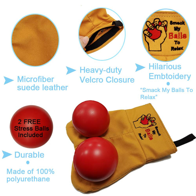 [Australia] - Stress Relief Balls Funny Gag Gift Squeeze Ball Prank White Elephant Gift Fun Christmas, Office Gift for Women Men 