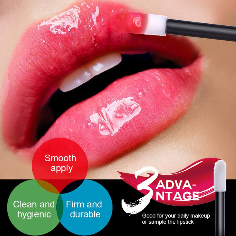 [Australia] - Teenitor 600 Pcs Disposable Lip Wands Applicator Lint Free Makeup Lipstick Lip Gloss Testers 