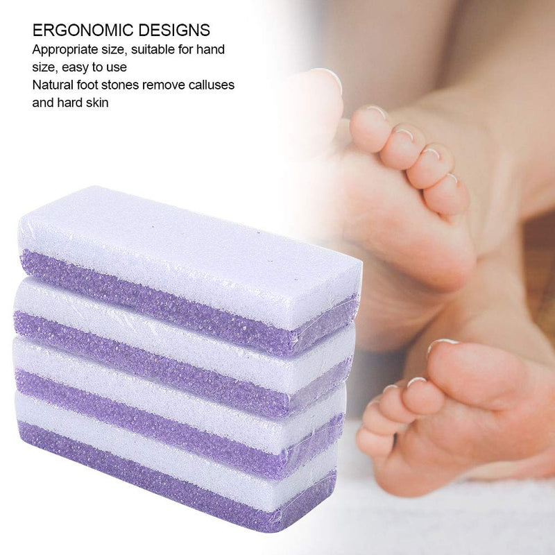 [Australia] - Pumice Stone for Feet, Hands and Body, Foot Pumice Stone for Feet Hard Skin Callus Remover and Scrubber, Foot File Exfoliation to Remove Dead Skin (Pack of 4) 