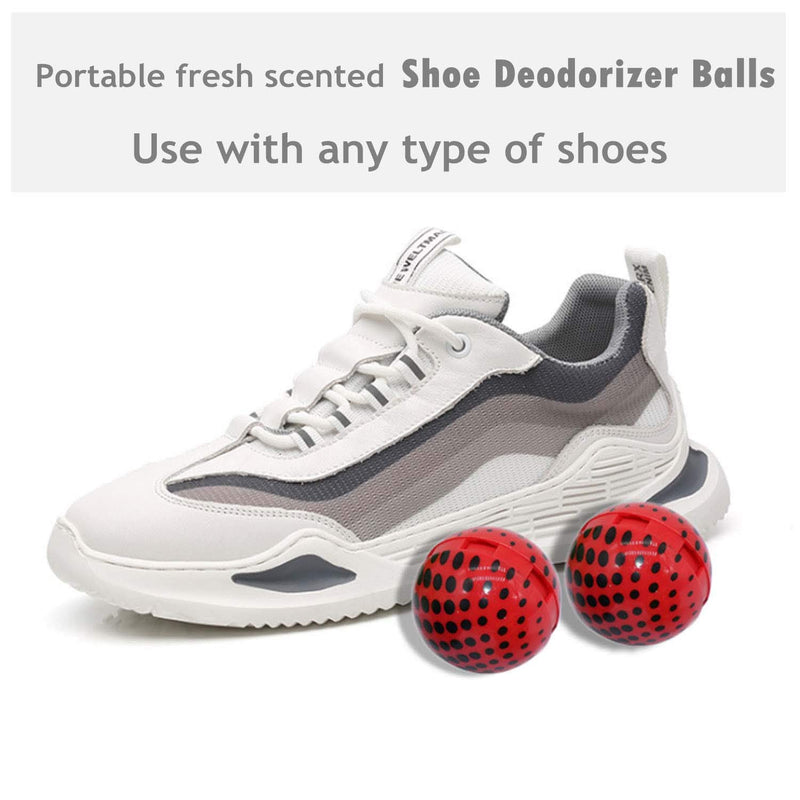 [Australia] - Sufuny Shoe Deodorizer Balls Sneaker Balls Odor Eliminator for Shoes 6 Packs 6-pack 
