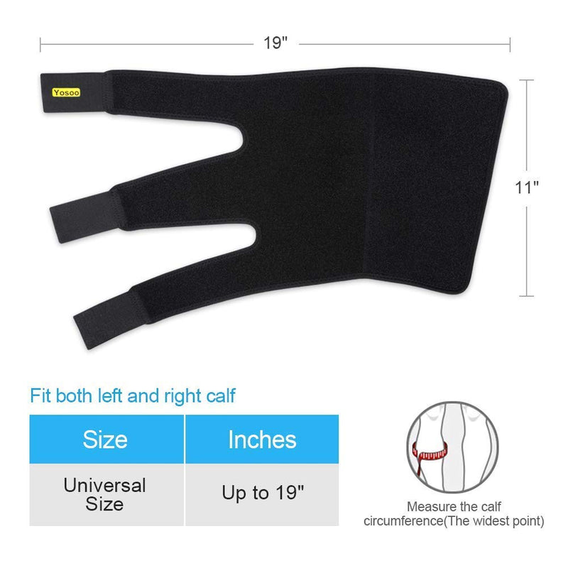 [Australia] - Calf Support, Calf Compression Sleeve Shin Splint Calf Brace for Relieving Calf Pain, Muscle Pain, Torn Calves, Swelling, Sprains Recovery, Unisex, Single 