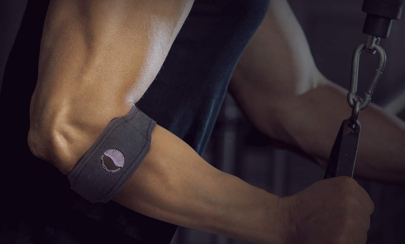 [Australia] - Serola Gel Arc Elbow Brace – Tennis & Golfer’s Elbow Pain Relief with Gel Technology and Patented One Size Fits All System 