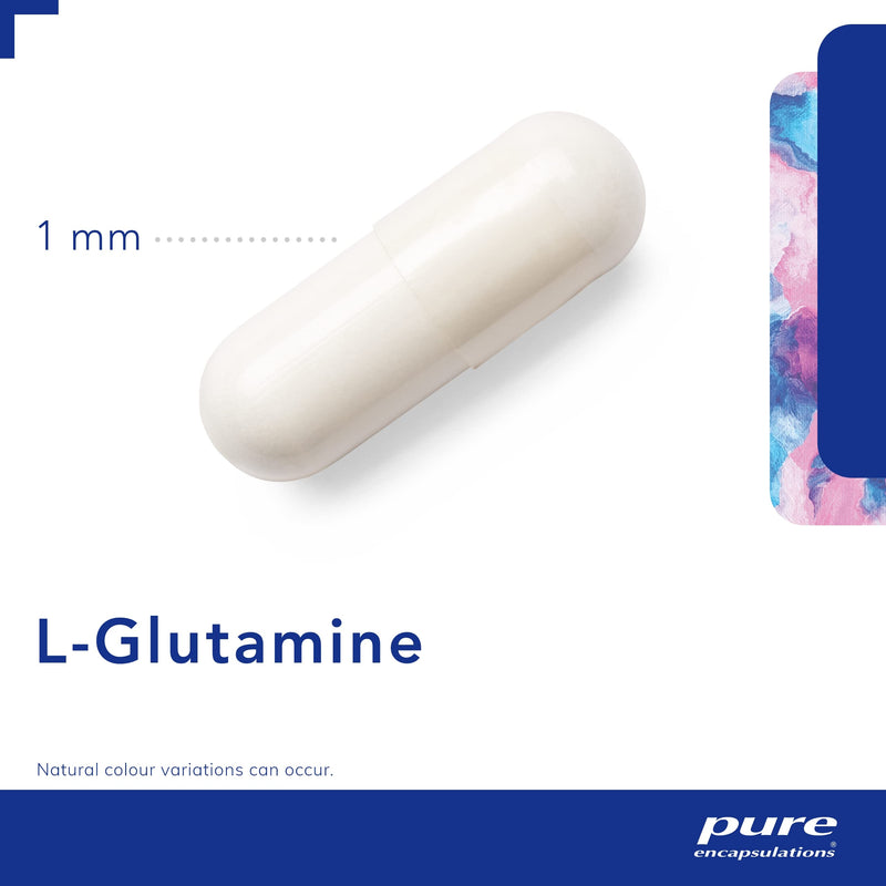 [Australia] - Pure Encapsulations - L-Glutamine 500mg - High Quality Pure Free-Form Glutamine Capsules - 90 Capsules 