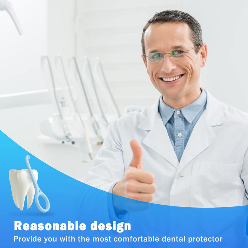 [Australia] - 5 Pcs Aligner Removal Tool, Invisible Tooth Removal Aligner Chewies and Removal Tool Kits, Braces Tooth Hook for Oral Care (Blue) 