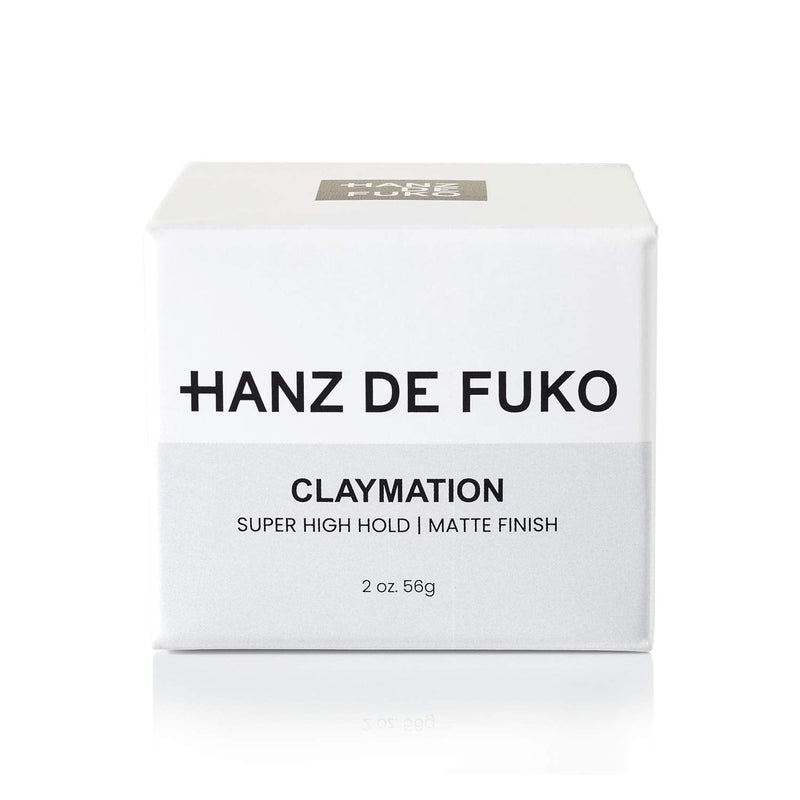 [Australia] - HANZ DE FUKO Claymation | Premium All Natural Clay-Wax Hybrid Styling Product with High Hold Matte Finish | All Hair Types | 56g 