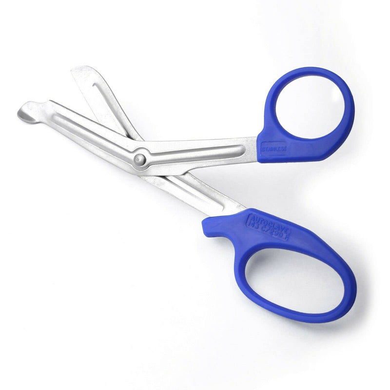 [Australia] - Nursing Scissor First Aid Scissors Tuff Cut Scissor First Aid Medical Scissors Small Trauma Shears First Aid Medical Scissors CE (Blue 5.5) Blue 5.5 