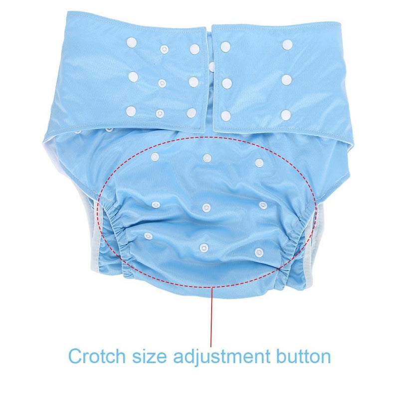 [Australia] - Washable adult diaper, reusable diaper pants against incontinence for adults, dual opening pocket adjustable leak-free, for the elderly and disabled care(#2) #2 