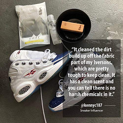 [Australia] - GOLD STANDARD Premium Shoe Cleaner Kit Brush and Solution - Sneaker Cleaner Kit Leather, Suede, Canvas, White Sneakers and More 