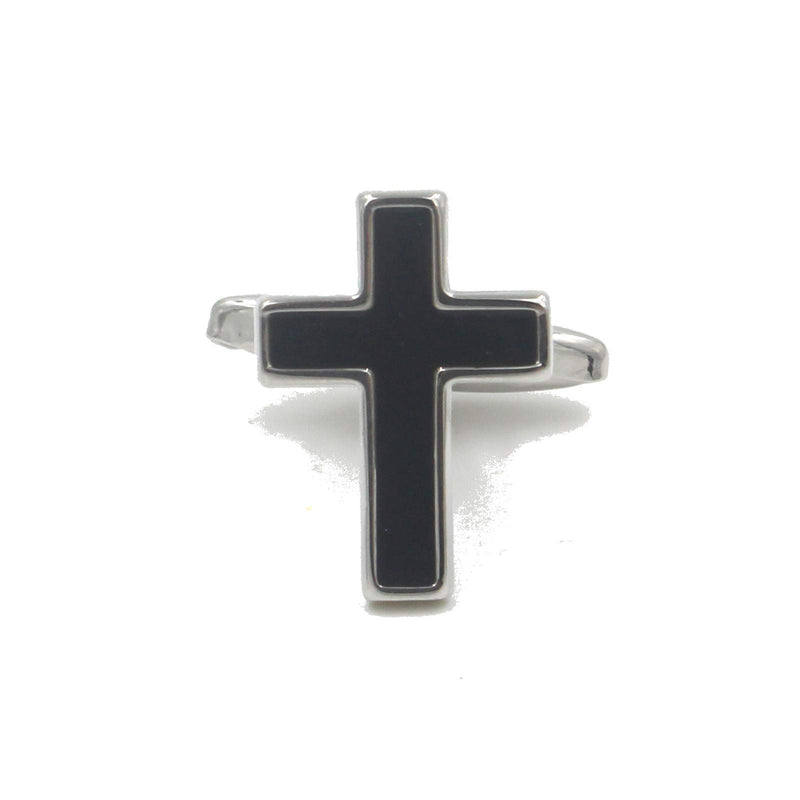 [Australia] - Cross Christian Pair of Cufflinks & Tie Bar Clip 